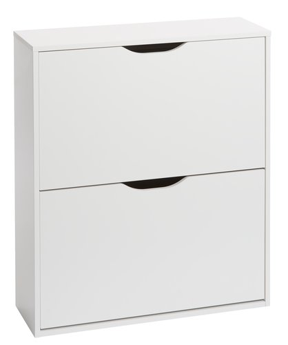 Shoe cabinet IDSKOV 2 compartments white