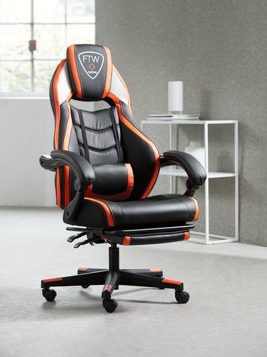 Gaming chair GAMBORG black/orange
