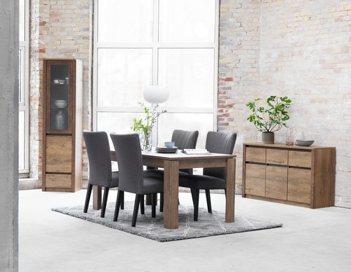 Dining table VEDDE 90x160 wild oak