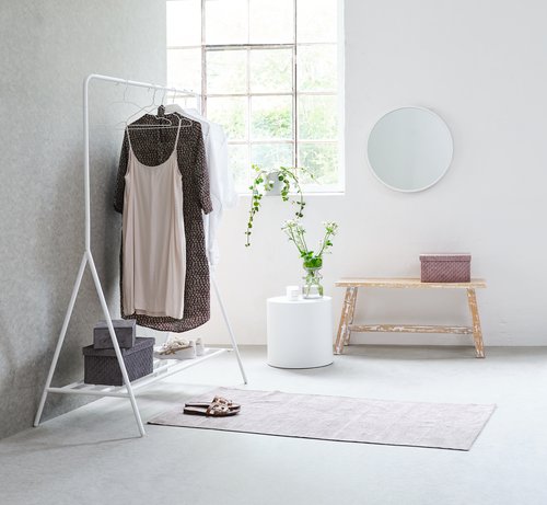 Clothes rail LYNGDAL white