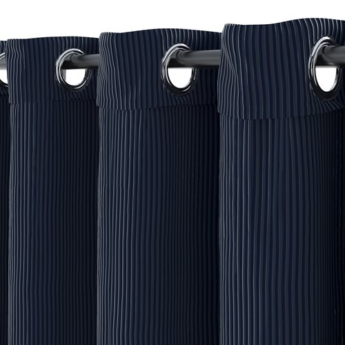 Curtain TOTAK 1x140x300 corduroy blue JYSK