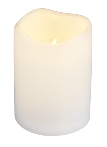 LED sveća SOREN Ø8xV13cm bela