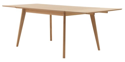 Table KALBY 90x130/220 chêne clair