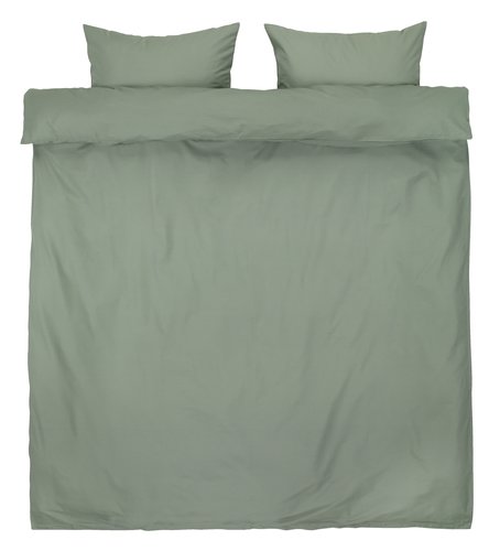 WALRA Funda nórdica Hojas Verdes Blanco - 200x220 cm Venta al por