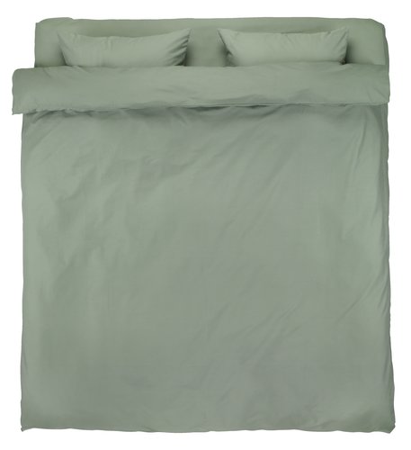 Спално бельо с чаршаф ELLEN 180x200 зелено