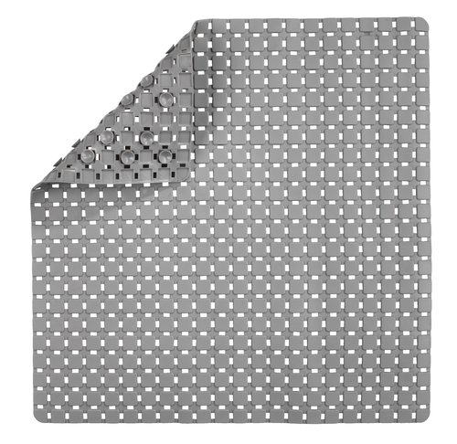 Non-slip bath mat VITTINGE 55x55 grey