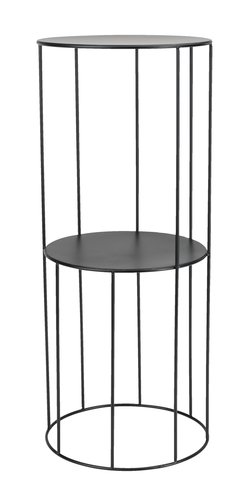 Piedestal PELLE Ø25x60cm negru