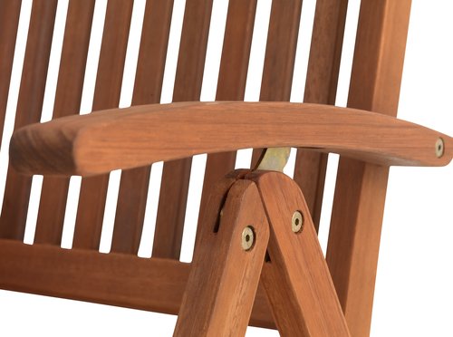 Silla reclinable KAMSTRUP madera dura