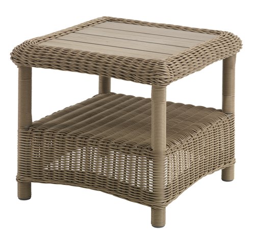 Beistelltisch FALKENBERG 50x50x45 Natur DÄNISCHES BETTENLAGER