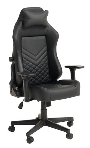 Chaise gaming ABILDAA noir