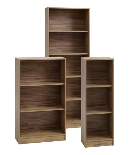 Bookcase HORSENS 5 shelves wild oak