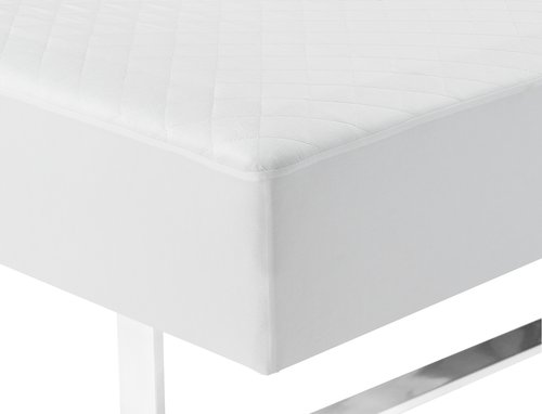 Quilted Mattress Protector MATHILDA Double white