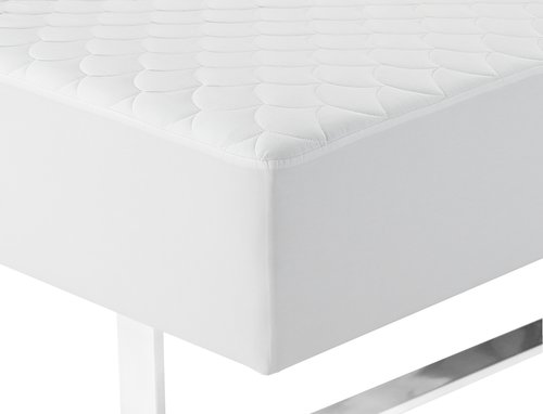 Quilted Mattress Protector MARIE KNG white