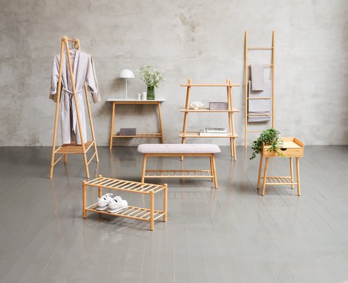 Bench VANDSTED grey/bamboo