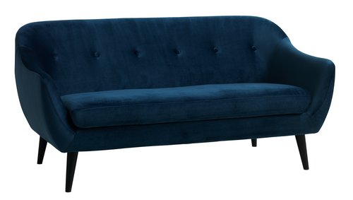 2,5-θέσιος καναπές EGEDAL σκούρο μπλε βελούδο