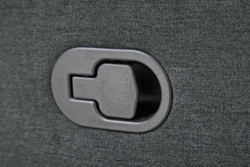 Cadeirão reclinável NAKSKOV cinz esc