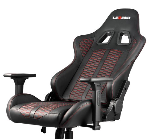 Krzesło gamingowe NIBE czarny/czerwony
