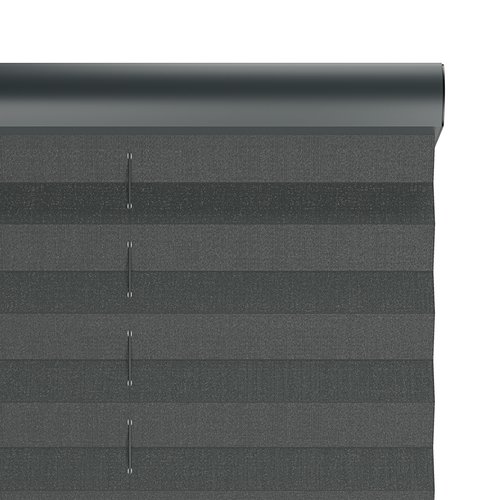 Plisségardin HOVDEN 140x160cm grå trådløs
