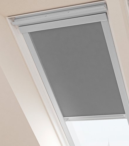 Verdunkelungs-Dachfensterrollo MORS SK06 grau