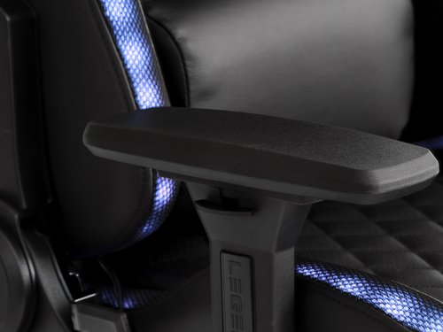 Gaming-Stuhl RANUM mit LED schwarz