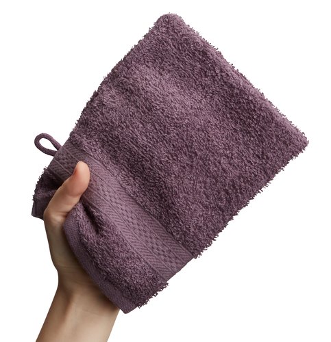 Wash glove UPPSALA 14x20 dark purple