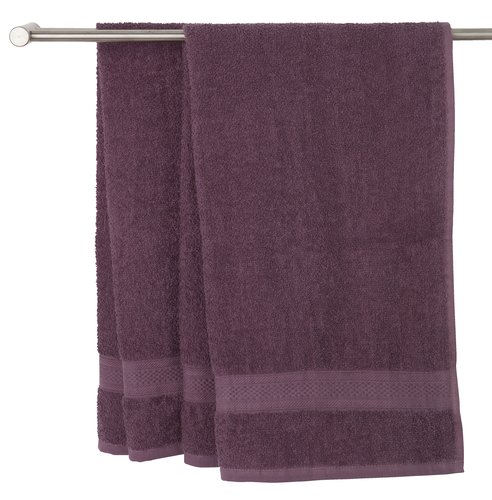 Badehåndklæde UPPSALA 65x130 mørkelilla