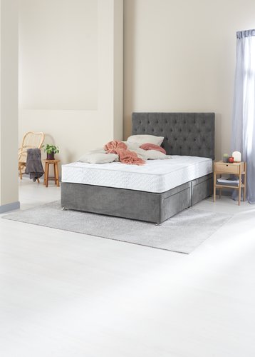 Headboard H70 BUTTONS Double Grey-50