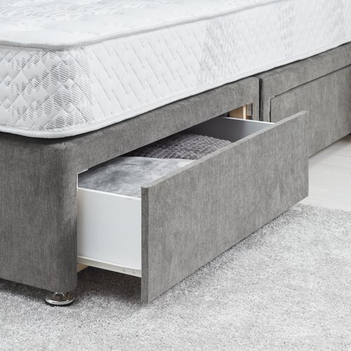 Divan base GOLD D10 4 Drawer Double Grey-50