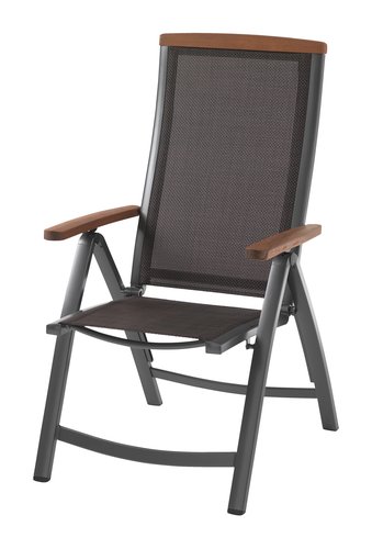 Silla reclinable MADERNE gris