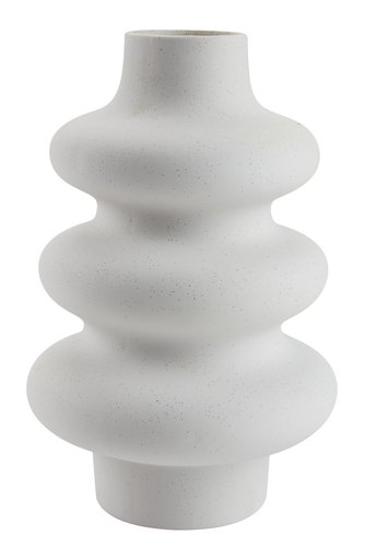 Vase ALVIS Ø20xH30cm weiß