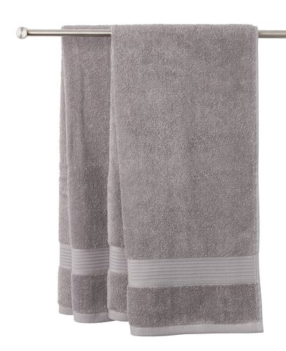 Μεγάλη πετσέτα μπάνιου KARLSTAD 100x150 γκρι