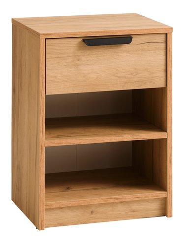 Bedside table JENSLEV 1 drawer oak