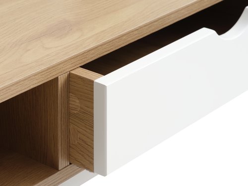 Desk TRAPPEDAL 48x95 oak/white