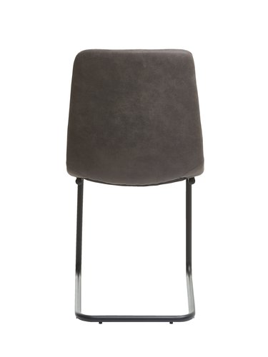Jedálenská stolička HURUP sivá/čierna