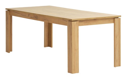 Blagovaonski stol LINTRUP 90x190/280 hrast