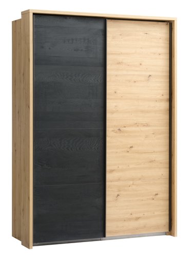 SALTOV wardrobe 150 w/frame+acc. oak