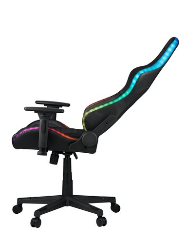 Krzesło gamingowe RANUM LED czarny