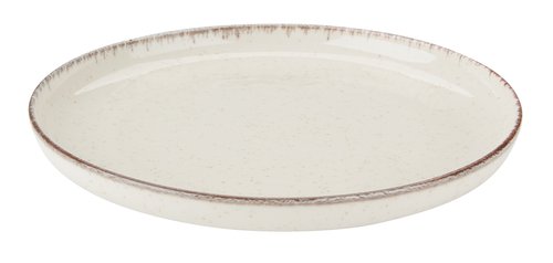 Assiette FERDUS Ø19cm porcelaine crème
