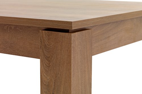 Blagovaonski stol VEDDE 90x160 divlji hrast