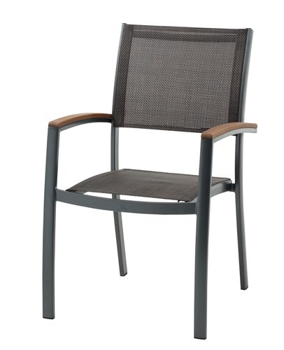 Krzesło ogrodowe MADERNE szary