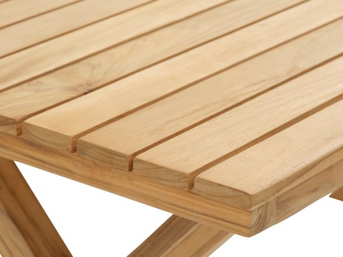 Stół LILLESAND S50xD100 drewno tekowe