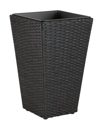 Planter basket BLOMMOR W31xL31xH50 black