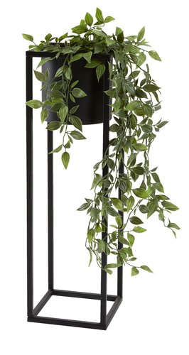 Blumentopf DETLEF B15xL15xH50cm schwarz