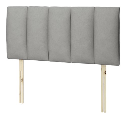 Headboard H50 STITCHED Small Double Grey-49