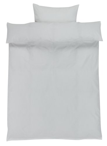 Lenjerie pat creponată TINNE 140x200 albă