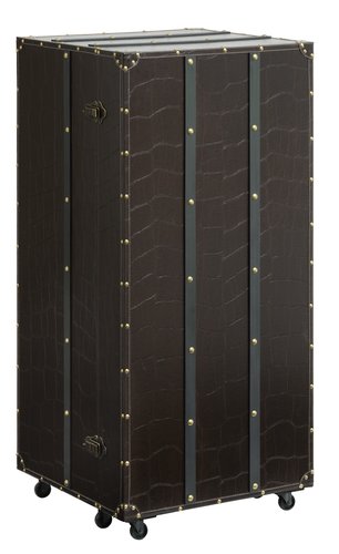 Armoire bar RISTINGE 50×108cm brun foncé