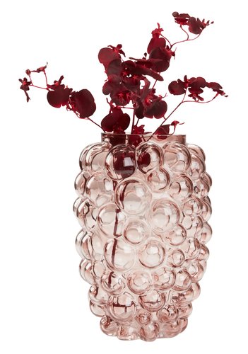 Vaza CASPER Ø17xV24cm ružičasta