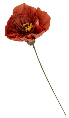 Τεχνητό λουλούδι PER Υ40cm πορτοκαλί