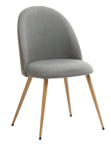 Chair pad Guarantee Scaun KOKKEDAL gri/stejar | JYSK