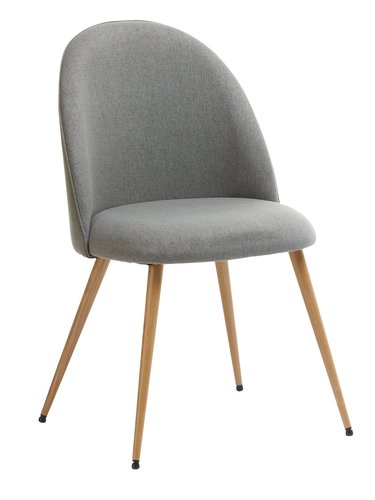 Dining chair KOKKEDAL grey/oak